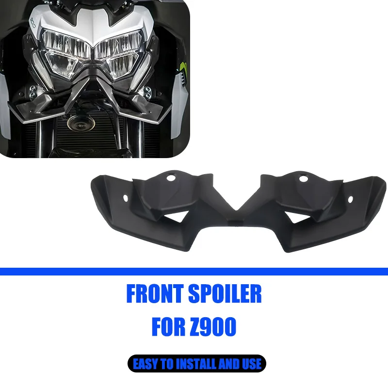 

Front spoiler new red black green, motorcycle accessories 2024 2023 22 21 20, aerodynamic wing for Kawasaki Z900
