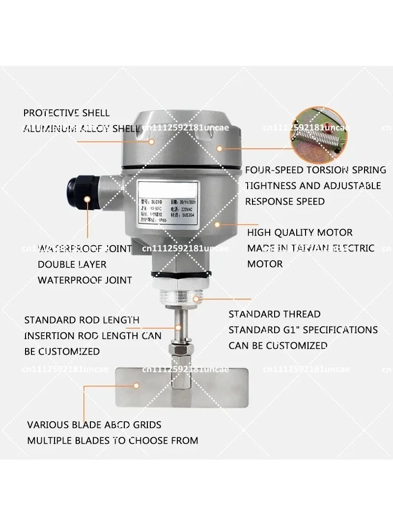 High Temperature Explosion-Proof Tuning Fork Liquid Level Sensor for Cement Silo Material Level Control