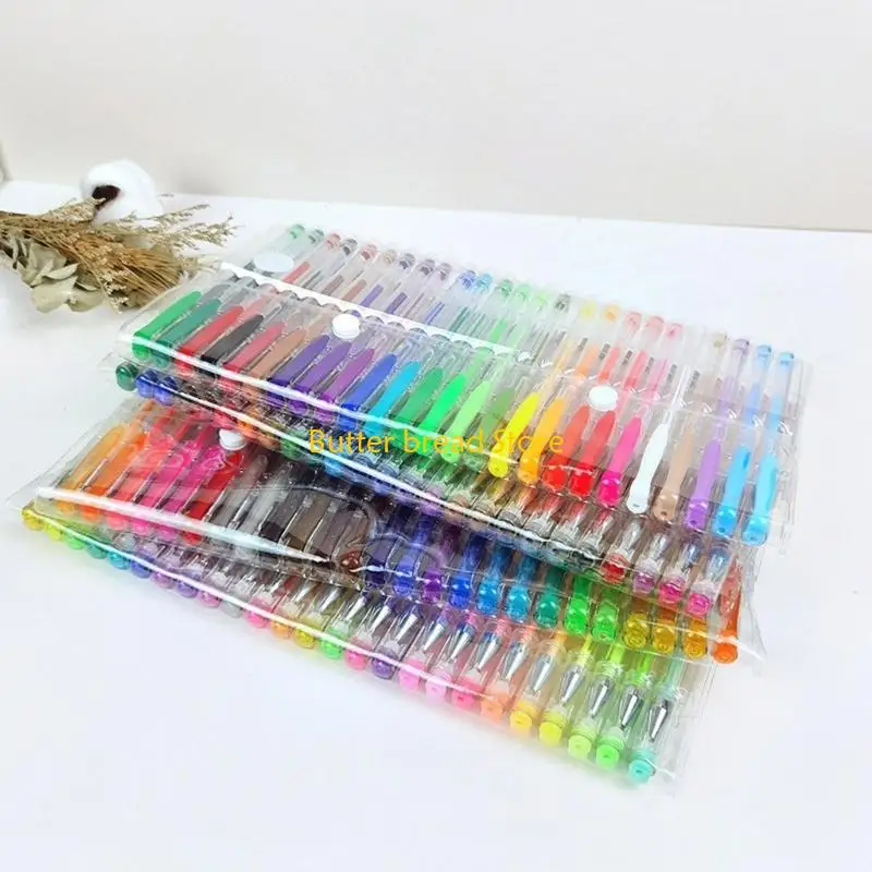 w89cジェルペンぬりえの100色セット色のゲルペン0.5mmのファインポイント