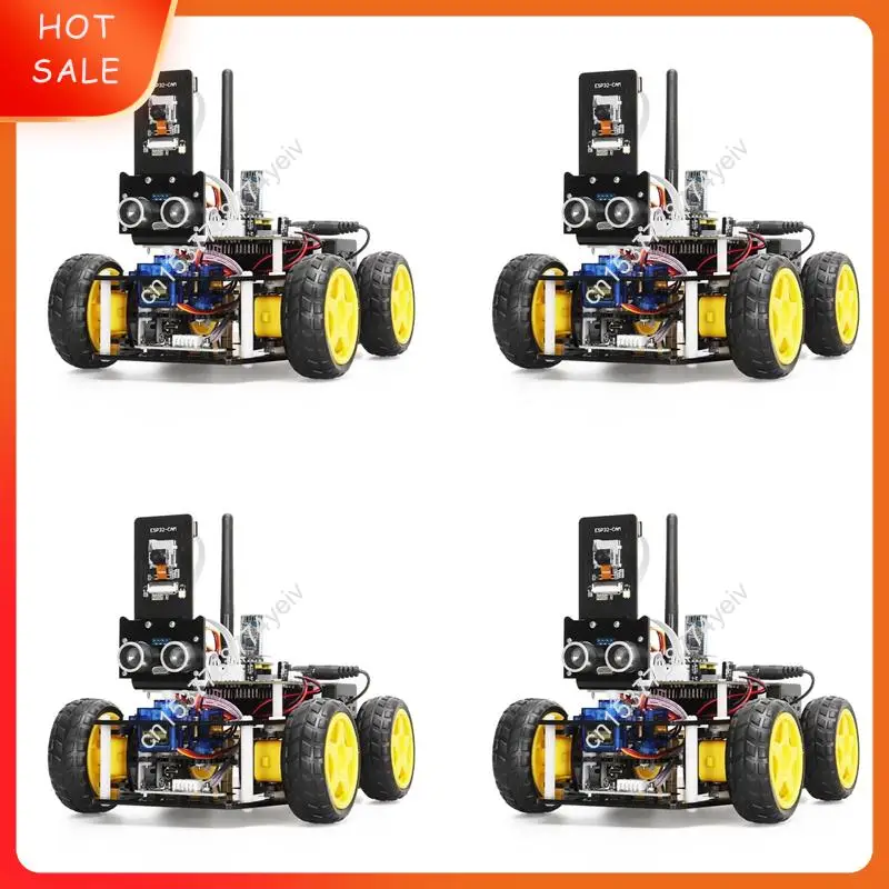 4X Development Kit Robot Kit For Arduino & Keil 5 Programming Combining ESP32 CAM With STM32 Electronics Robotic Kit A62X