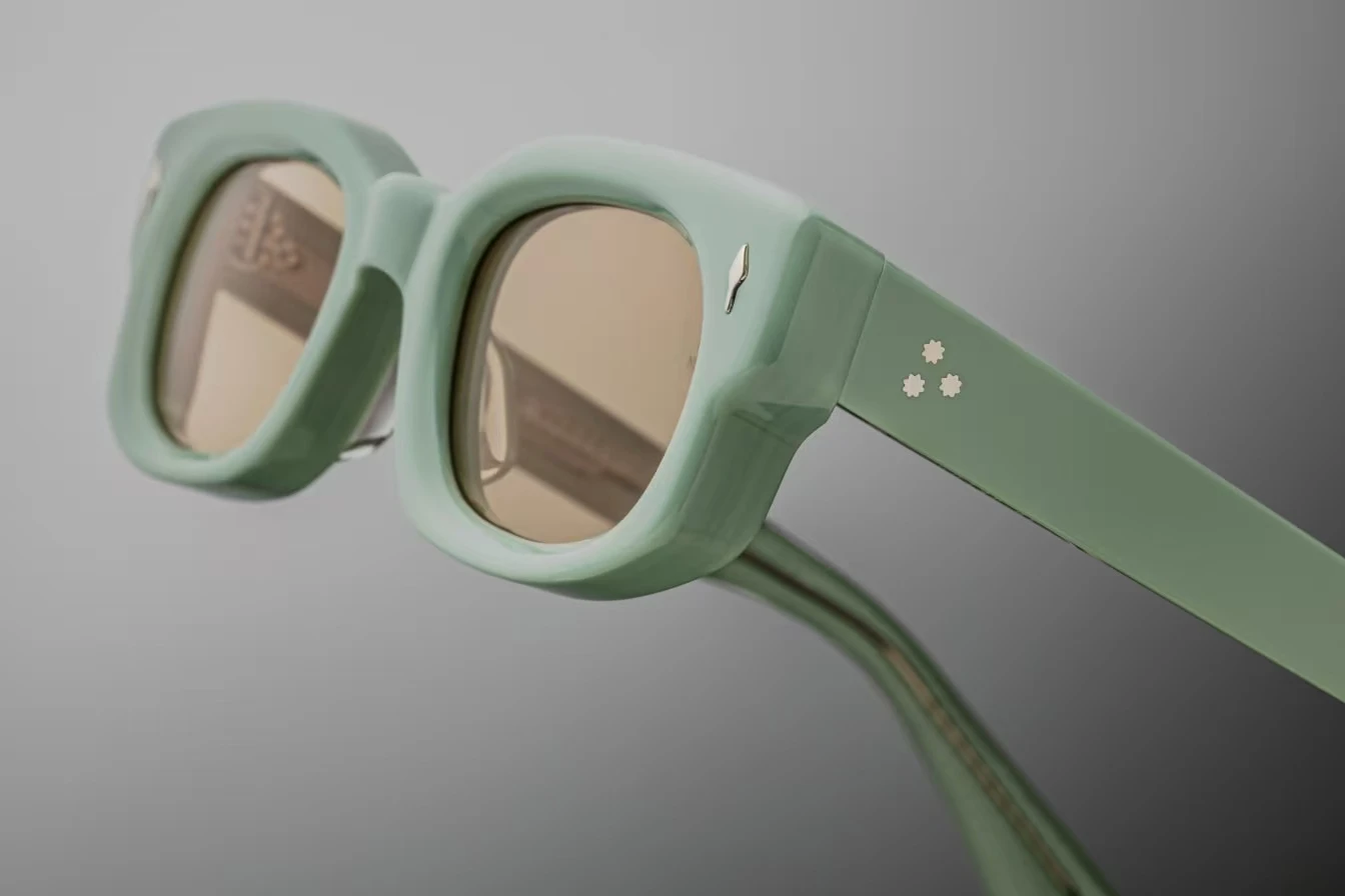 JACQUES MARIE MAGE G-Dragon نفس النمط الكلاسيكية خمر النظارات الشمسية مربع خلات الرجال والنساء النظارات اليدوية مع حافظة