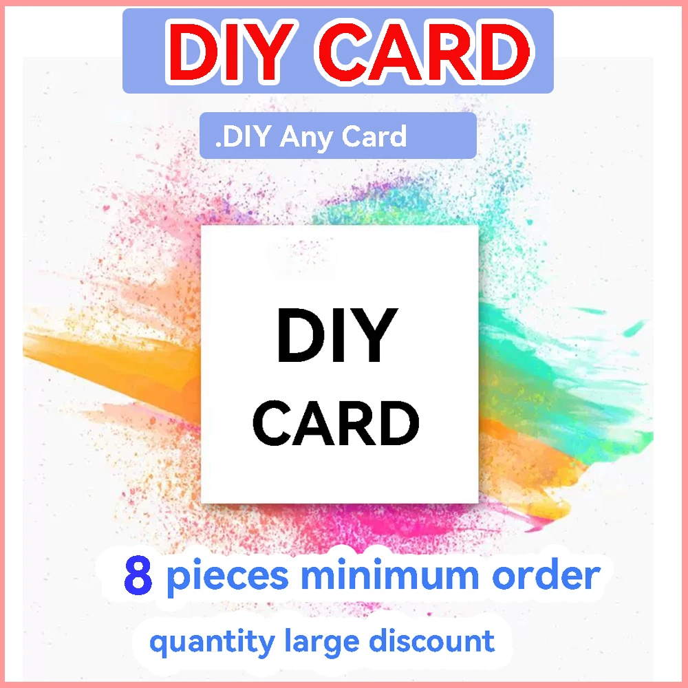 

Customized Card Trading Card /DIY Card PTCG YGO Custom Photo Card Kpop Photo Cards Lomo Business Album Photo Kpop Cards Gift