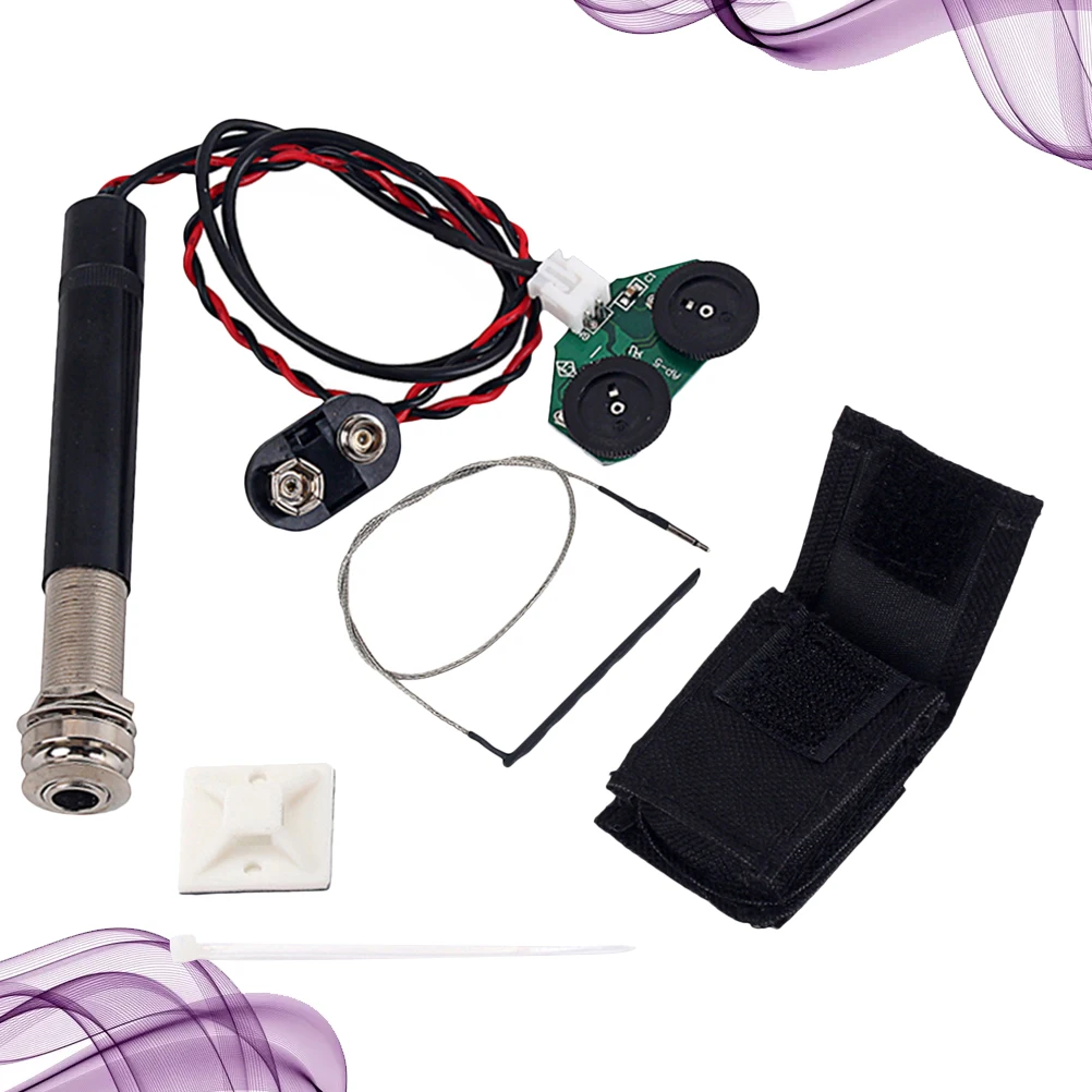 

Acoustic Guitar Pickup Volume Tone Control Endpin Jack Piezo Hidden Easy Install High Grade Material Durable Use