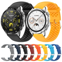 New 20 22mm Silicone Strap For Huawei Watch GT4 GT 4 46mm Sport Wristband GT 3 GT2 Pro 42mm Replacement Bracelet Belt Accessorie