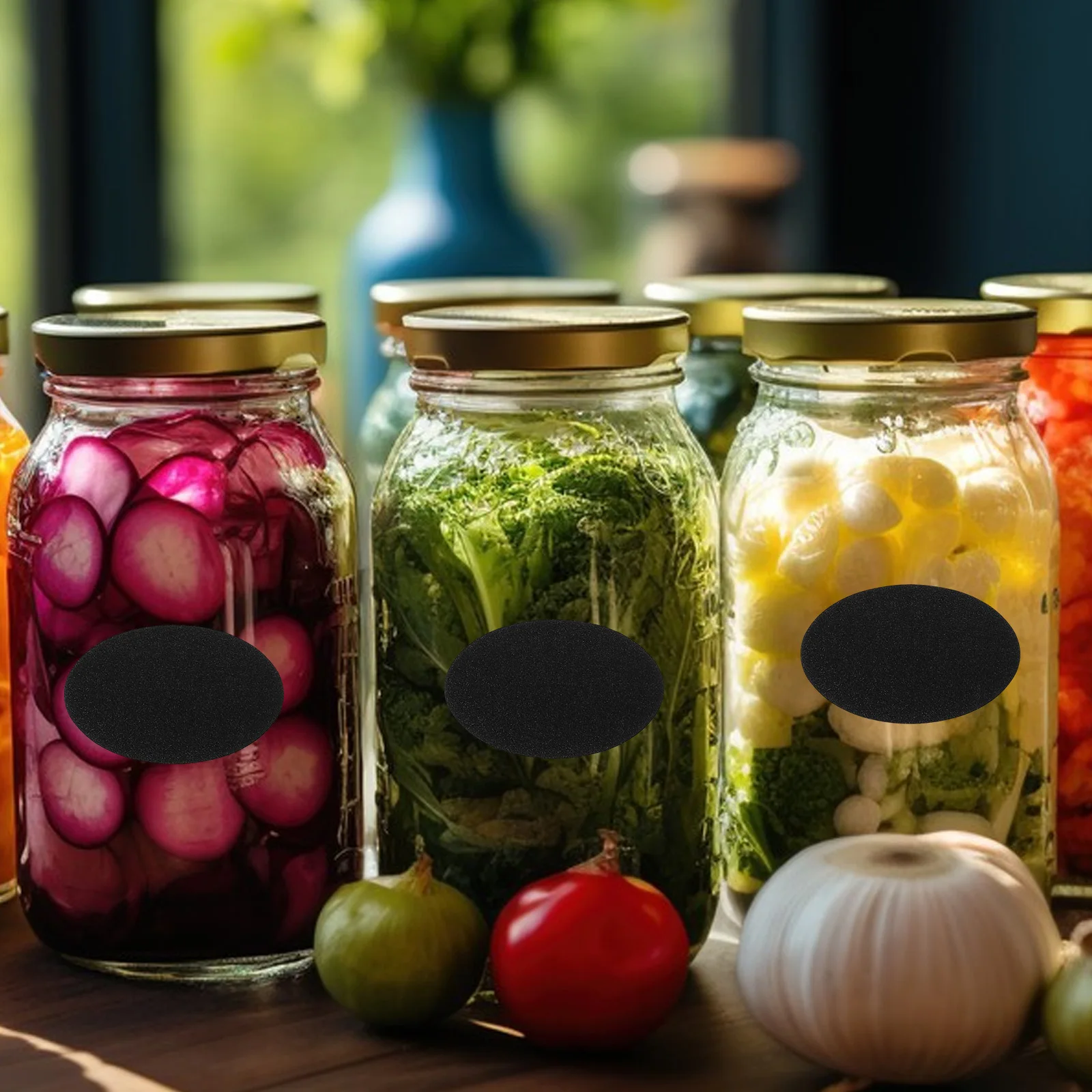 

20 Sheets Not Sticking Labels For Seasoning Bottles Self-Adhesive Oval Classification Stickers Home Kitchen Label