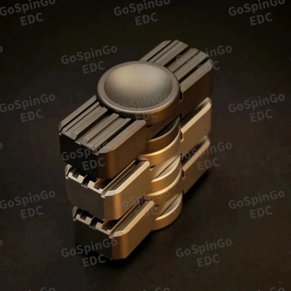 T·CITY EDC 피젯 스피너 스테인리스 스틸 피젯 토이 성인용 메탈 오리지널 디자인 불안 완화 기구