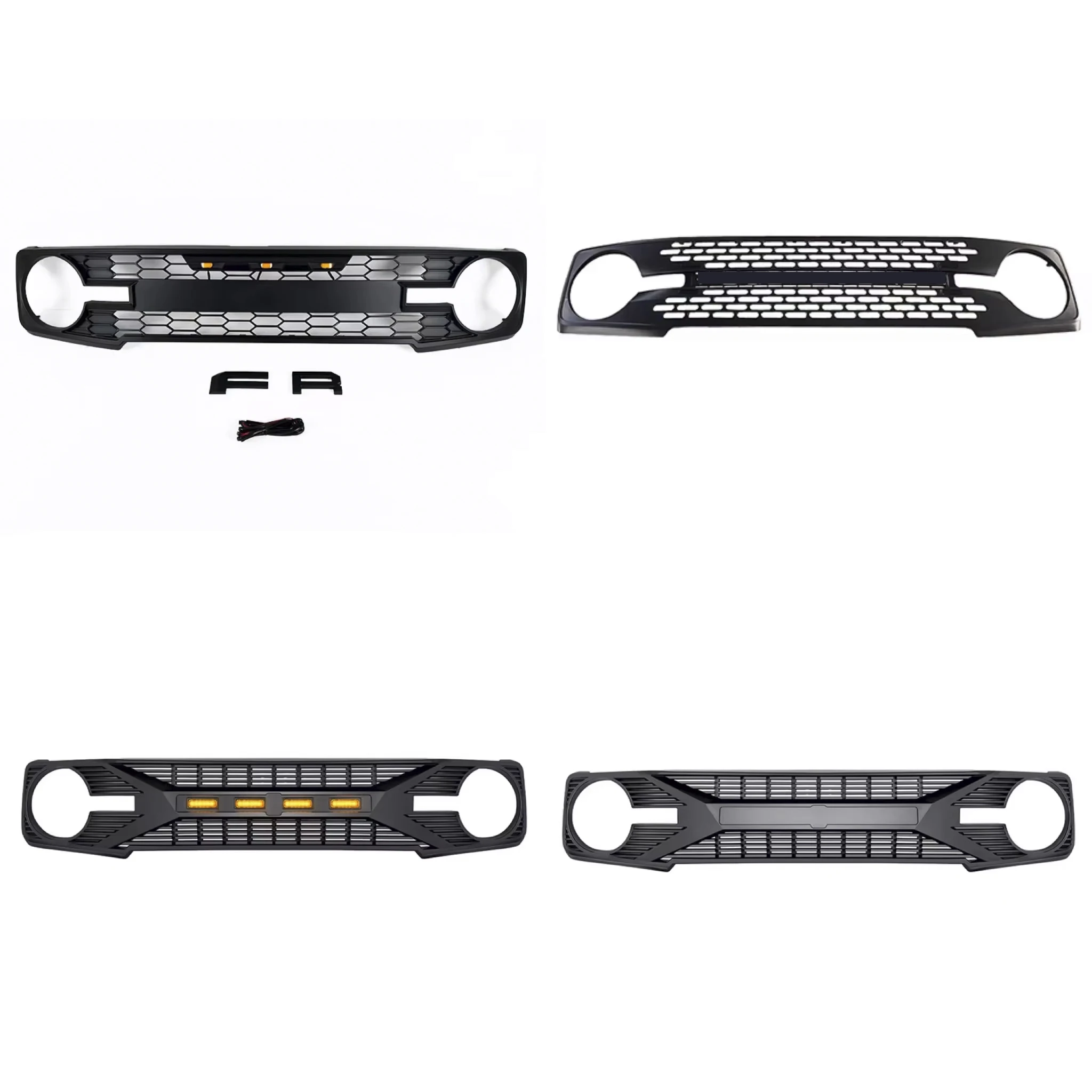 

Replacement Front Grille Car Front Grills for ford Bronco 2021+ Grill Accessories