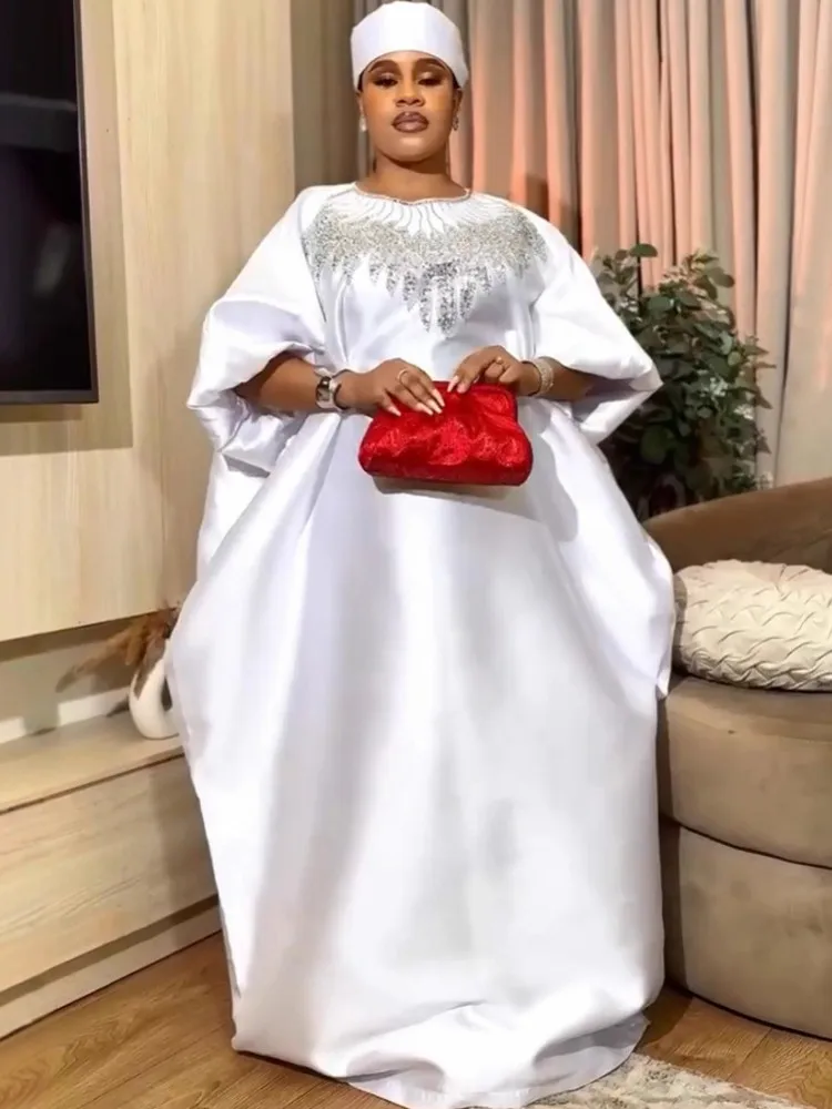 فساتين إفريقية للنساء أنيقة من البوليستر موضة إسلامية عبايات Dashiki رداء قفطان فستان طويل ماكسي تركي أفريقيا 2026 جديد #3