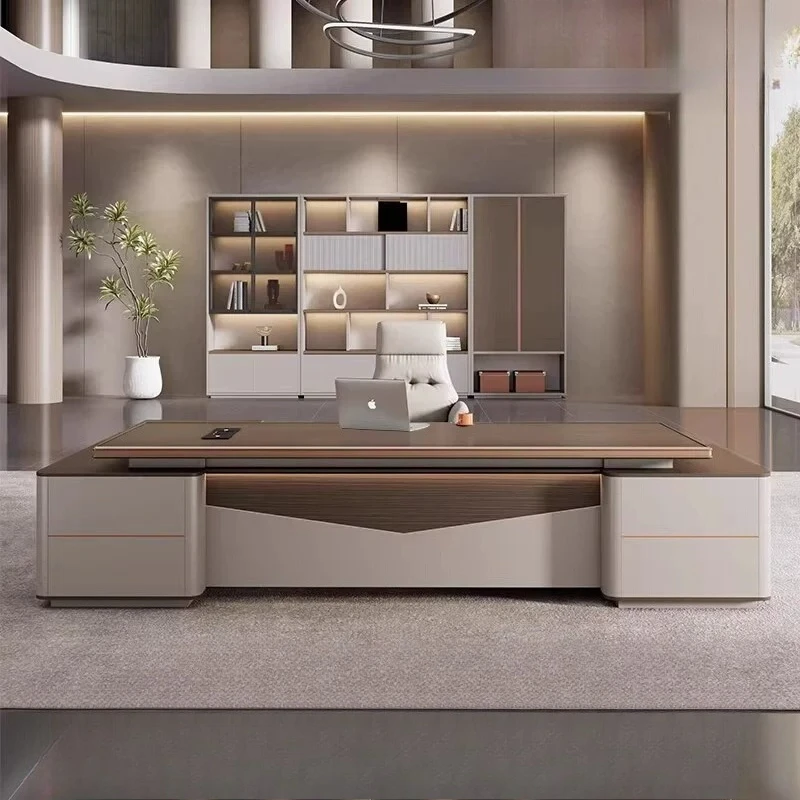 Relax Reception Office Desk Aesthetic Designer Executive Specialty Office Table Commercial Modern Mesa Escritorio Furniture