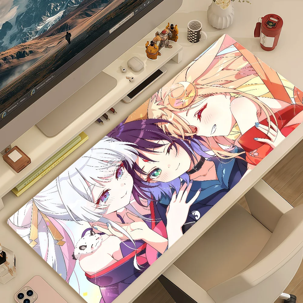 Anime Cosmic Princess Kaguya! Mouse Pad Large Non-slip Lockedge Desktop Computer Desk Mat Keyboard MousePad Office Gamer Student