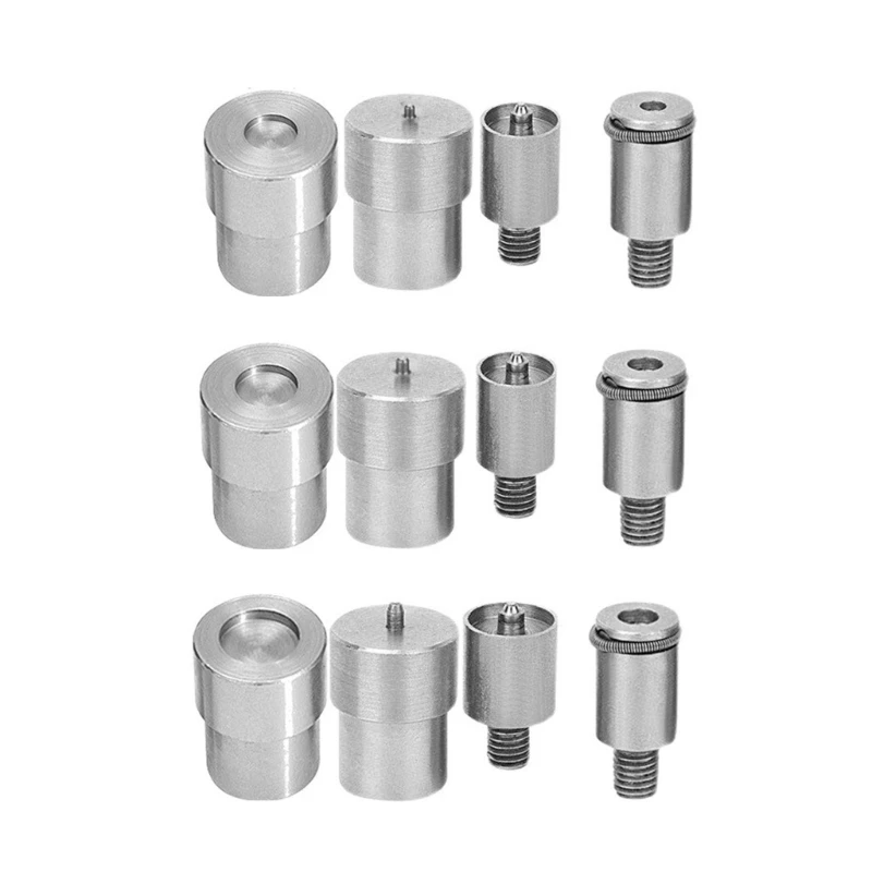 Fasteners Snaps Dies Press Moulds Easy to Use Rivet Button Installation Molds