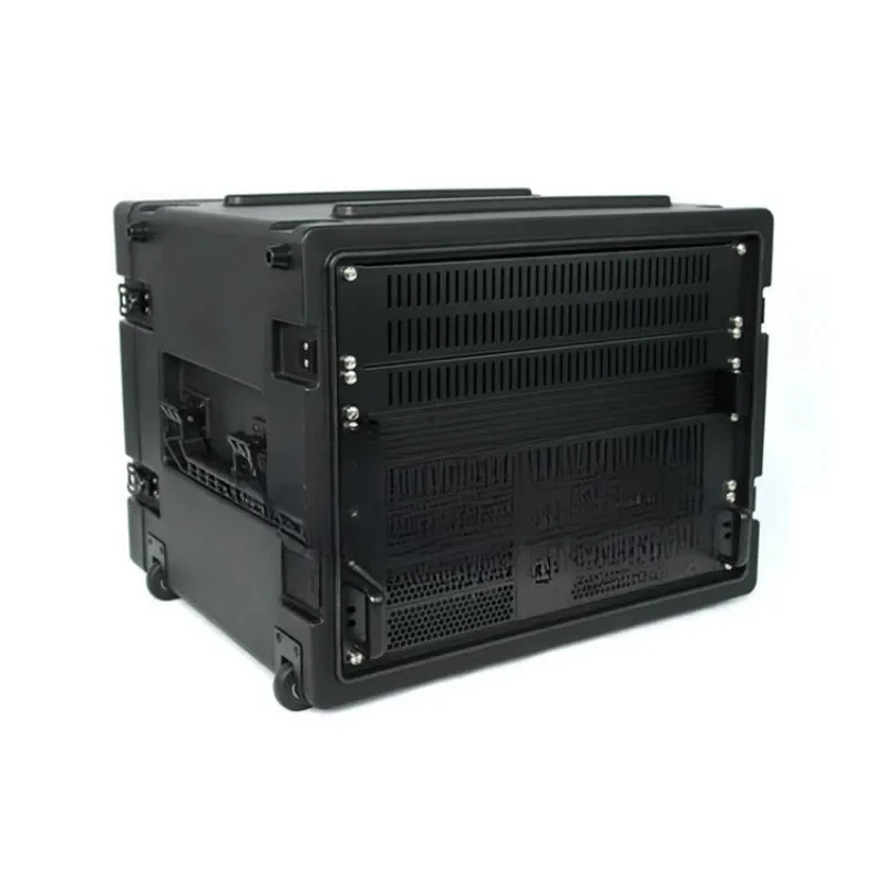 XJTS-8U 10U PE Plastic Air Case System Integrated   Guide Command  Equipment Cabinet Rack Box