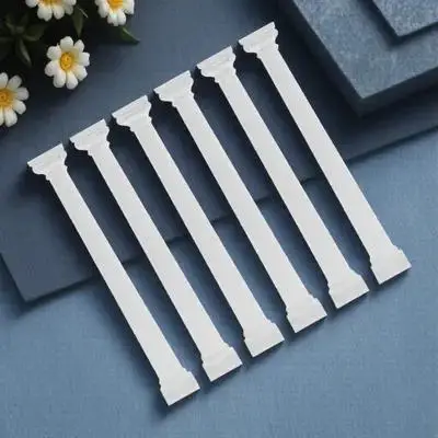 

6 Pcs Desktop Zen Garden Tool Mini Column for Roman Pillar Statue Table Decor Desk Decoration DIY Crafts Greek Pillar Prop