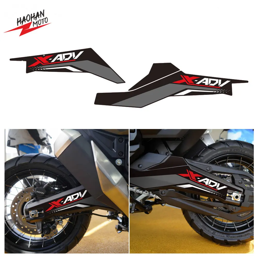 For Honda X-ADV 750 2021-2024 Motorcycle Swingarm Protection Sticker Kit