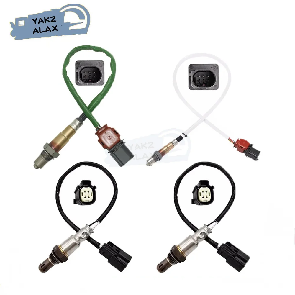 4Pcs Lambda Oxygen O2 Sensor for Ford F-150 2.7L V6 Turbocharged 2015 2016 2017 Upstream Downstream Front Sensor 1 2 Bank 1 2