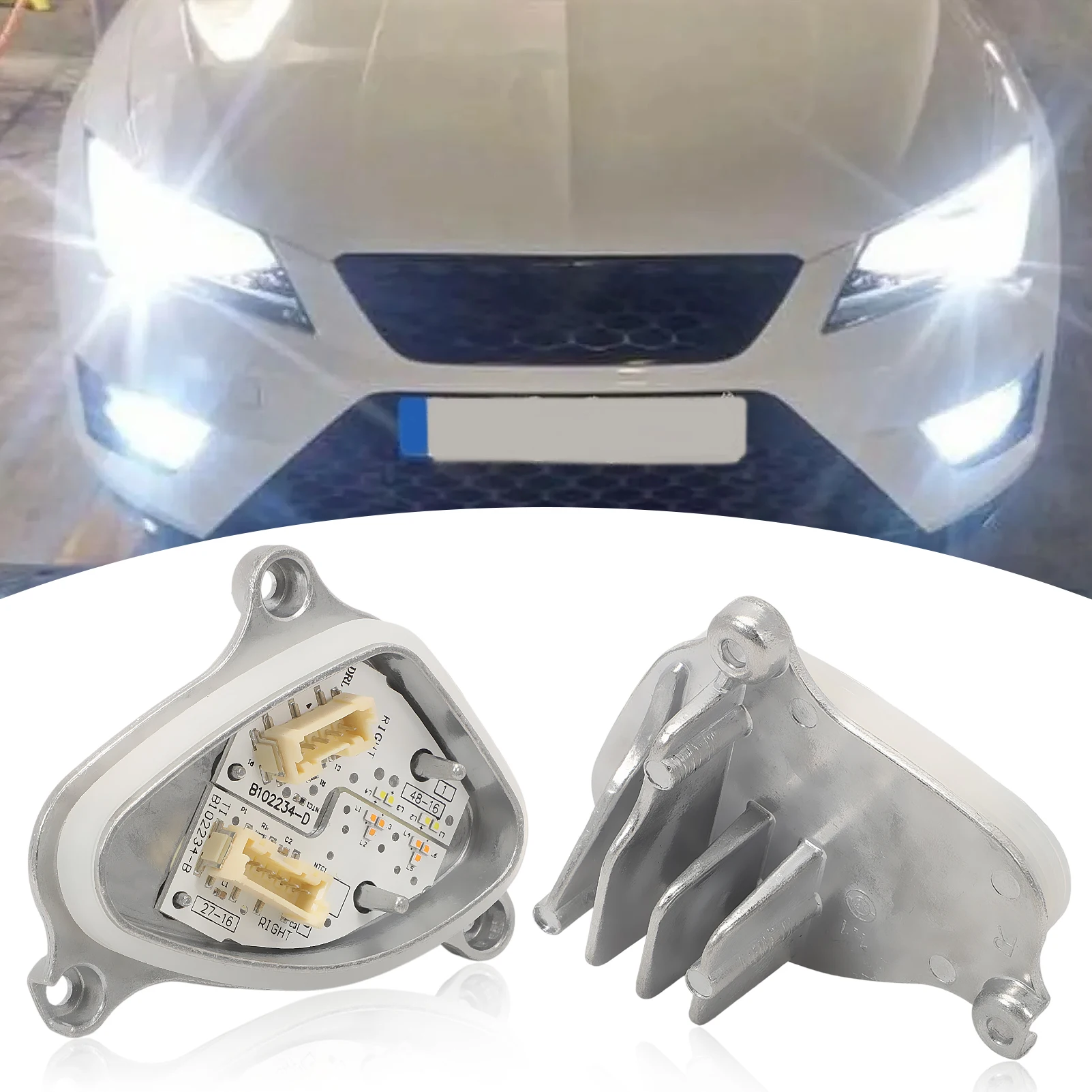 

Headlight DRL Control Ballast 5F0941475A 5F0941476A Fit for Seat Leon Cupra 2017-2020 Daytime Running Lights Ballast