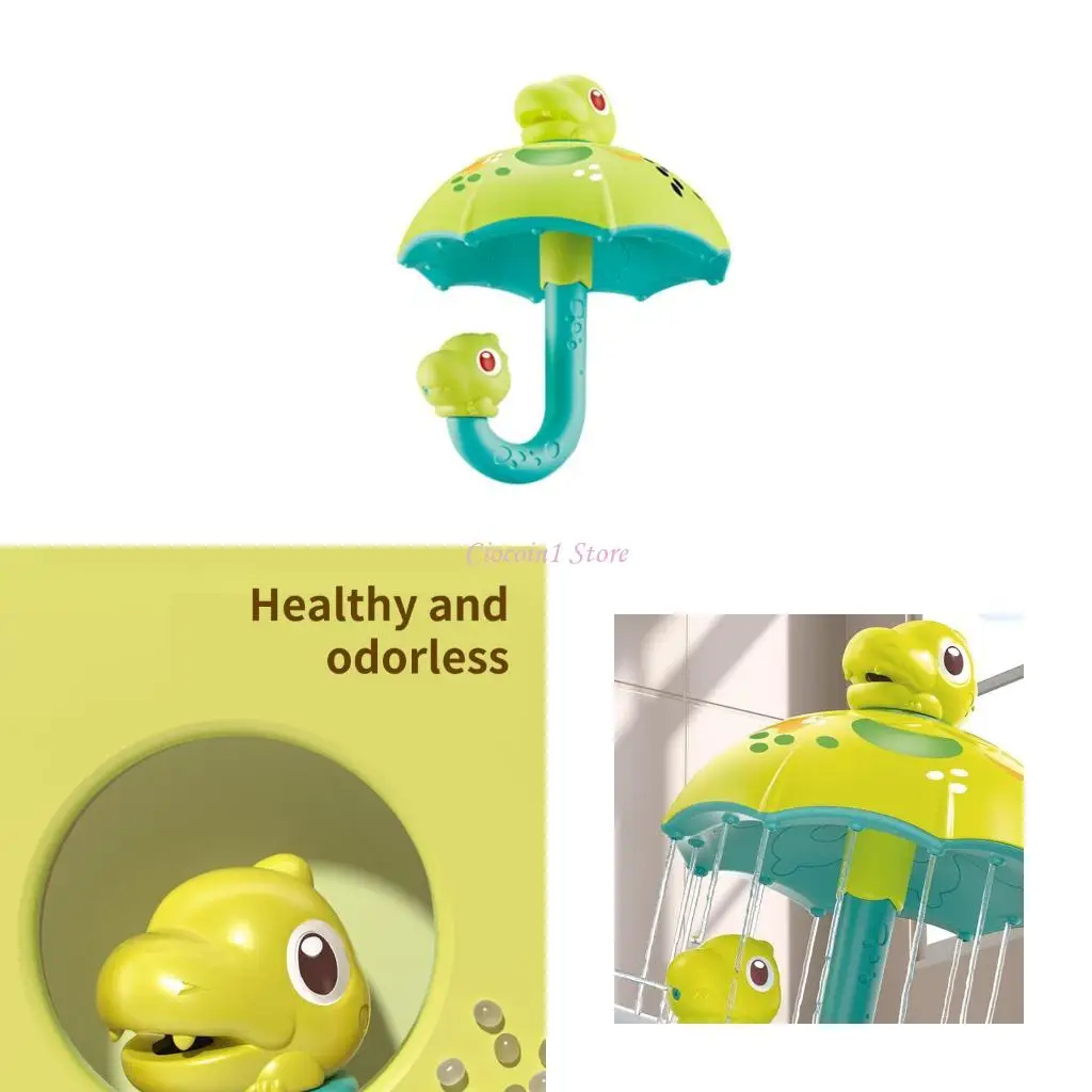

Y1UB Umbrella Sprinkler Dinosaur Shower Bath Toy For Imaginative Play Bathtub Toy