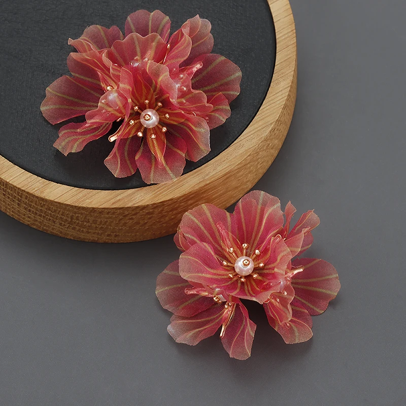assoonas, F163, Schmuckzubehör, 18k vergoldet, handgefertigt, Blumenform, Anhänger, DIY-Ohrringanhänger, Schmuckherstellung, 6 Stück/Lot – Detail 12