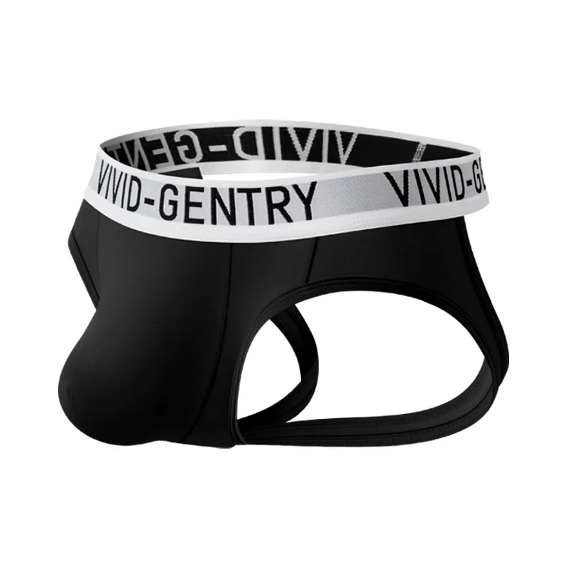 Men's Panties Thong Low-Rise Backless Jockstrap String Sexy Double-Thong U Convex Pouch Underwear Hip Lift Underpants Cuecas