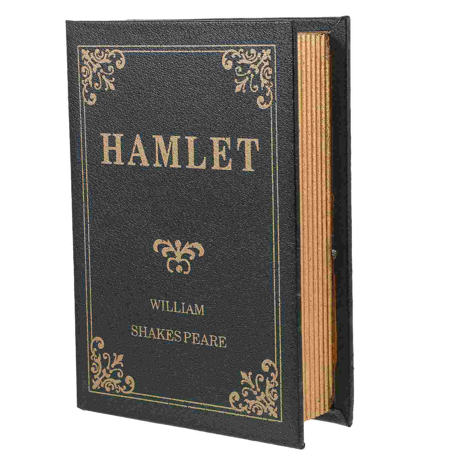 

Jewelry Imitation Book Decoration Office Shelf Travel Organizer Wooden Books Fake Boxes