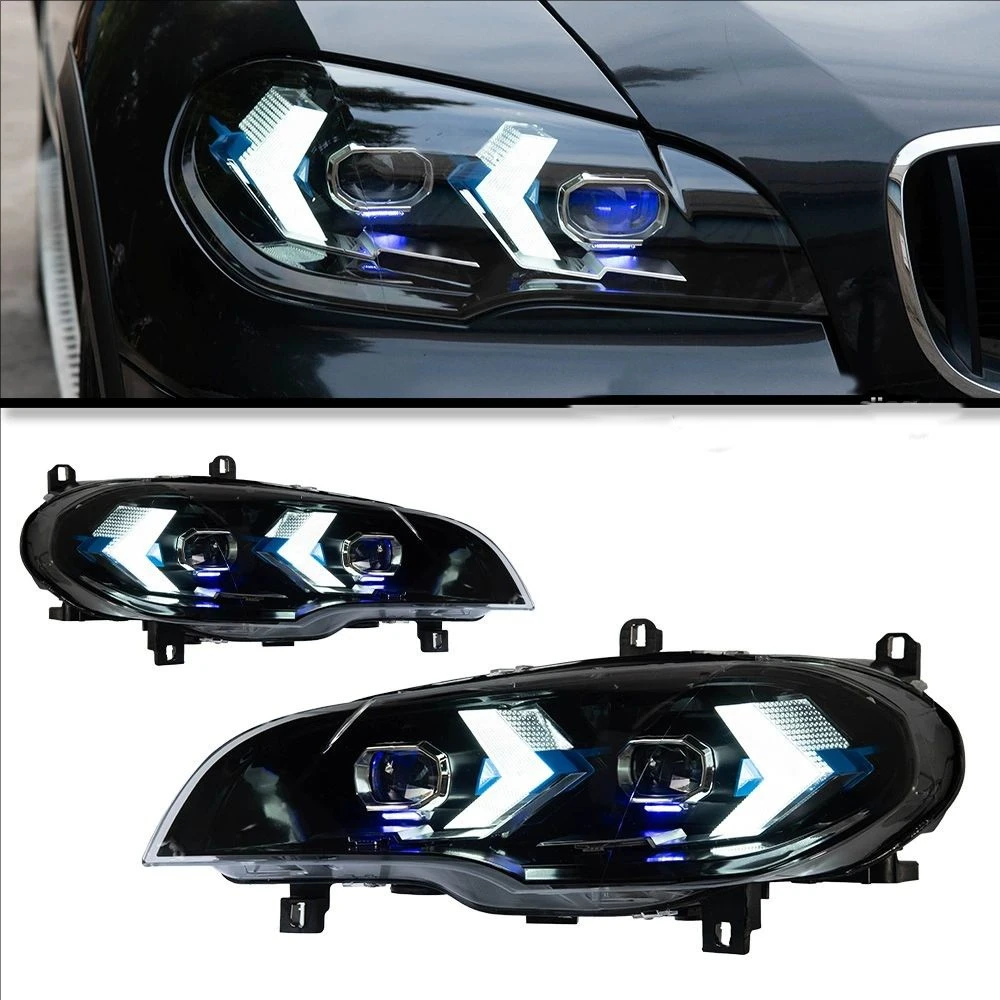 

Headlight assembly For BMW X5 E70 LED 2007-2013 Upgrade Modified to New DRL Dynamic Turn Signal LED Headlight Head lamp