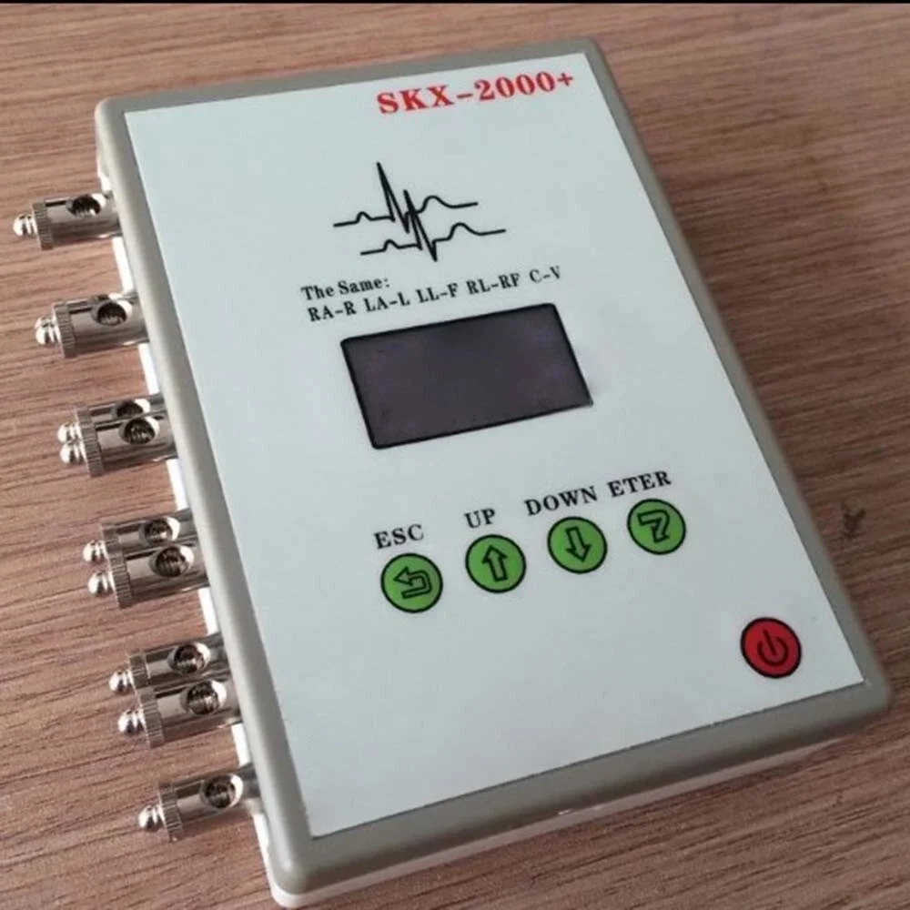 SKX-2000C+  SKX-2000C Upgraded version ECG Simulator ECG Signal Simulator Signal Generator  +  power  supply
