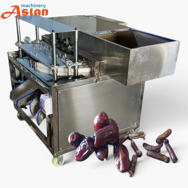 Multi-functional Rotary Date Palm Pitting Machine Fruit Industry Jujube Palm Dates Olive Cherry Pitting Deseeding Machine