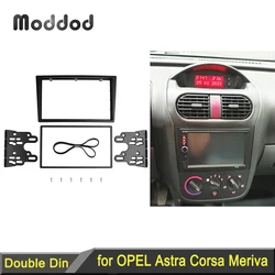 Autoradio Fascia doppio 2 Din per Opel Corsa C Agila Astra G Combo Vivaro Vectra Tigra Omega B Dash Kit cornice cornice pannello Stereo lunetta