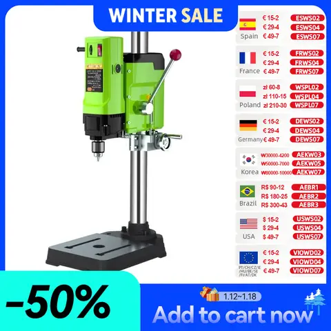 Mini Bench Drill 1-16mm Variable Speed Allsome