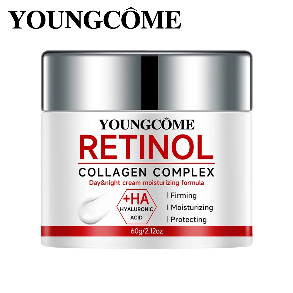 Crema Facial Reafirmante con Retinol y Colágeno, Reduce las Arrugas, Hidrata y Aporta Luminosidad a la Piel