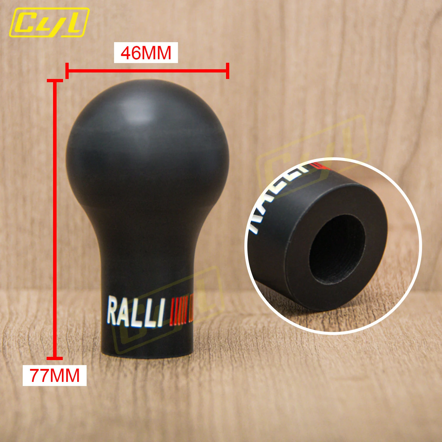 JDM Universal Resin Style Gear Shift Knob Ralliart Racing Sports Gear Stick Shifter Knob 5 Speed