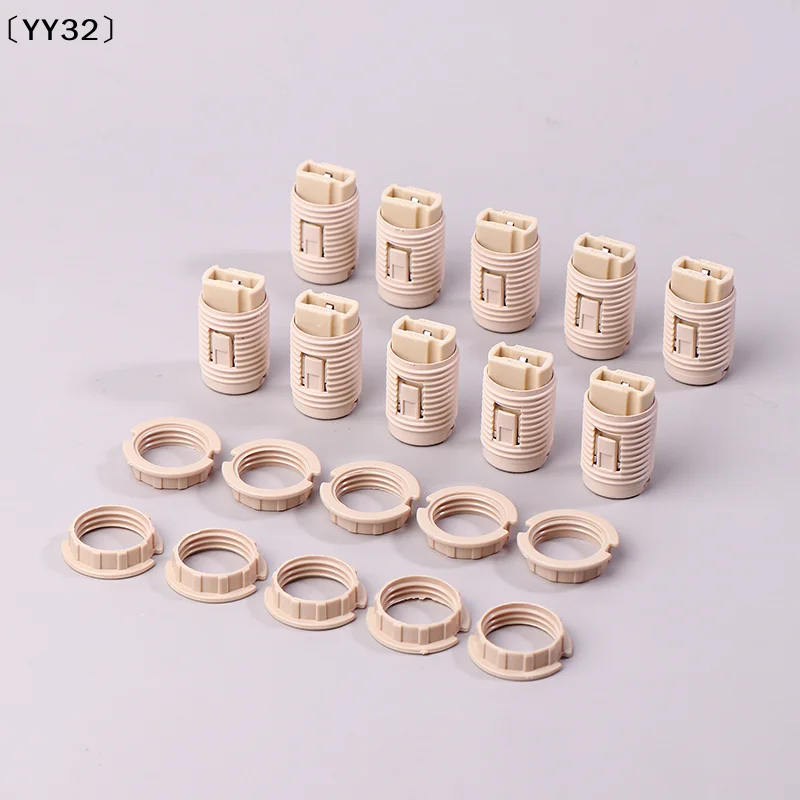 10Pcs G9 Lamp Holder Ring Lamp Bases G9 Lamp Socket With  Shell Ceramic G9 Lamp Holder With M10 Plastic Bracket Lighting〔YY32〕