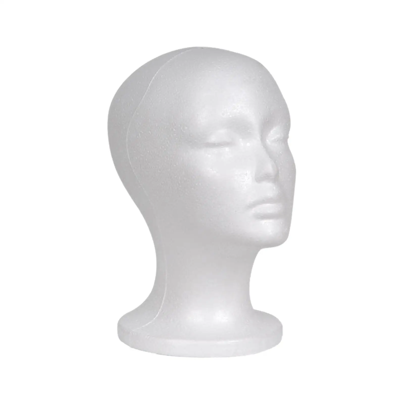 Female Foam Mannequin Head Wig Head Display Easy to Carry for for Home Salon