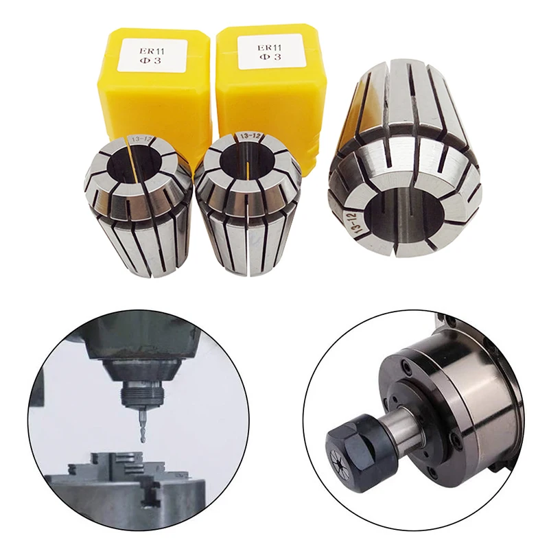 1PC ER11 ER16 ER20 Collet 0.008MM 0.015MM  Spring Collet Chucks Tool Holder for CNC Engraving Machine Spindle Milling Lathe