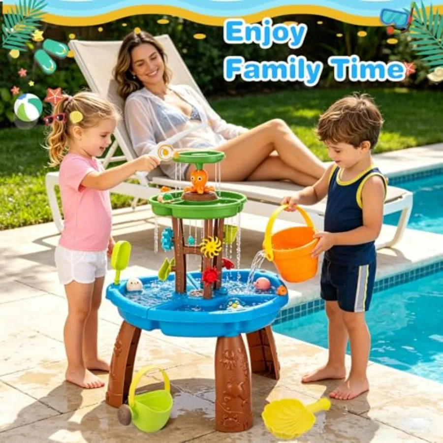 Outdoor water table toys for k - đánh giá và giá Kids Outdoor Sensory Table