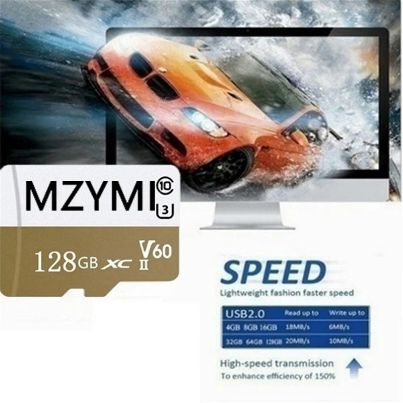 MZYMI TF Card V60 Pro Memory CLASS10 Memory Card 2TB Camera High Speed Flash 1TB 512GB Expanded Data Storage For Phone/Games