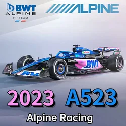 Bburago 1/43 2023 F1 Alpine A523 Racing Alloy Car Model #10 Pierre Gasly #31 Esteban Ocon Diecast Scale Model Car Toys Boys Gift