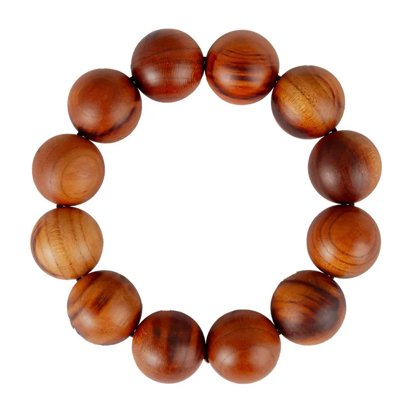 -picked thunder-struck , Taoist hand-held prayer beads, natural cultural items, peach wood praye 4