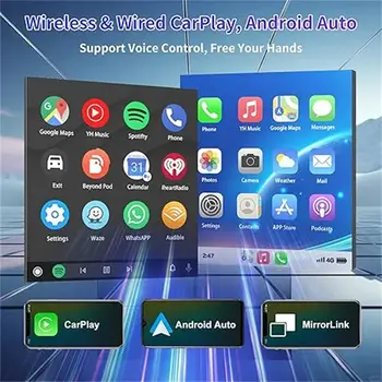 適用於福特F150(2009-2014)的9.7吋高清觸控螢幕車用音響升級套件,相容於安卓13系統和無線CarPlay。 6 最佳銷售 福特F150螢幕 - №1