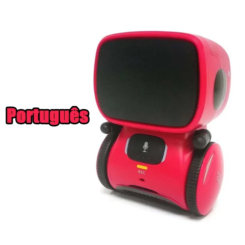 Jouet robot intelligent AT : 5 couleurs, commande vocale, danse interactive avec capteur tactile pour enfants