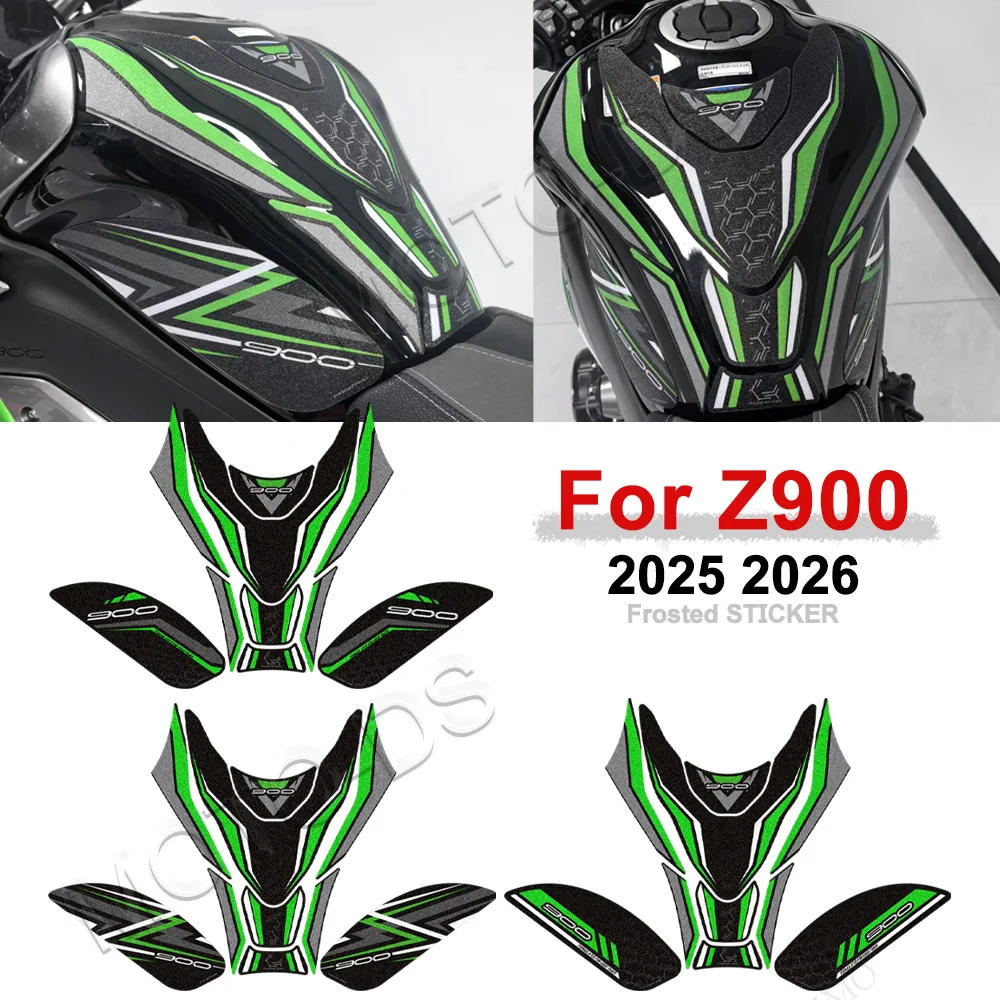For Z900 Z 900 SE Motorcycle Fuel Tank Stickers Gas Oil Protect Pad Frosted Decals Accessories 2025 2026