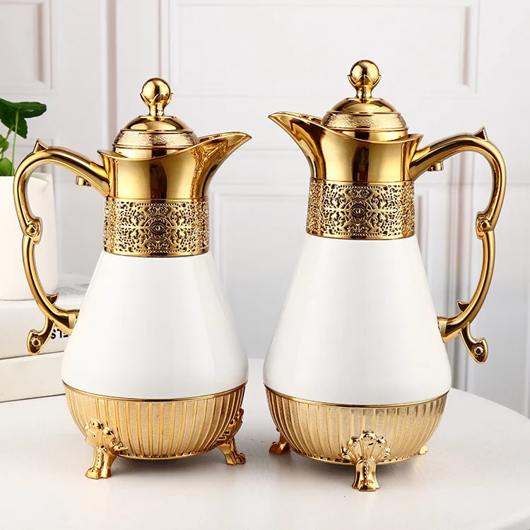 0.5 liters + 1.0 liters new to coffee pot body glass insulated vacuum arabic coffee bottle dara pot coffee set