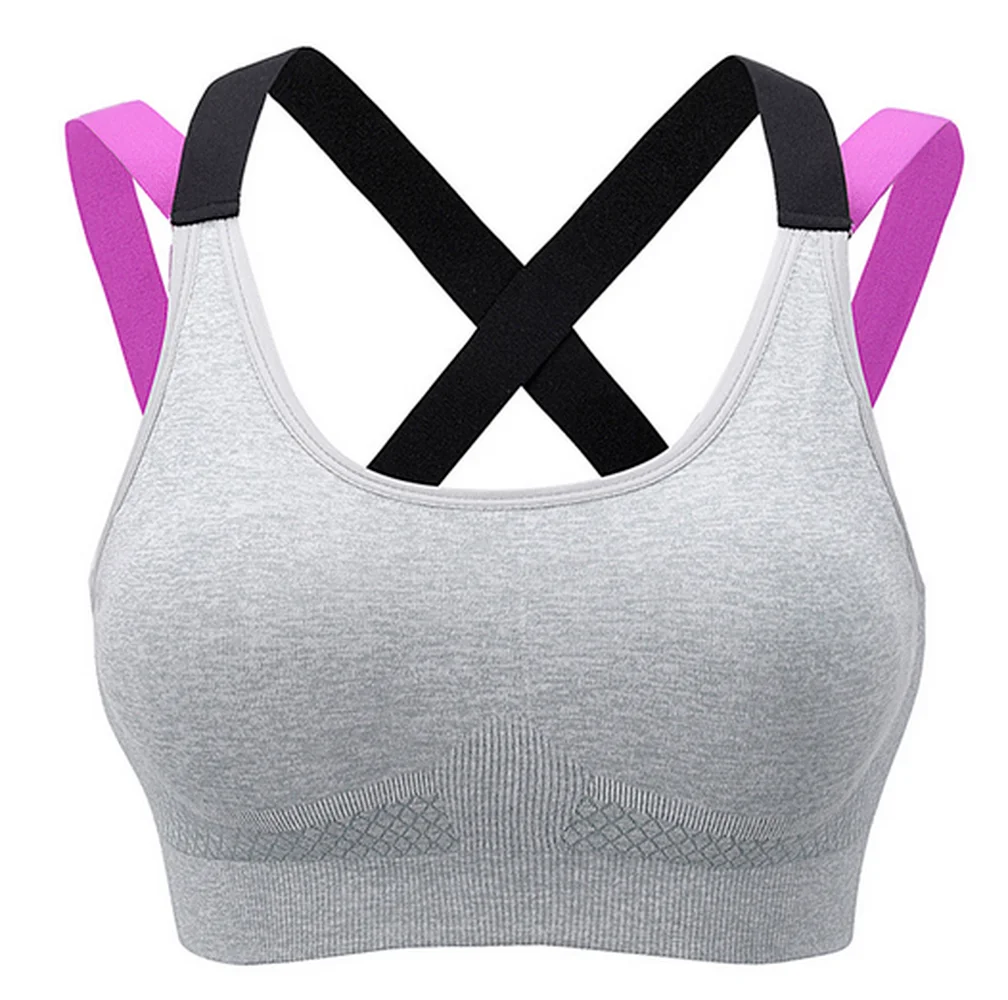 2023 Hot Sale Women Yoga Bra Push Up Sports Bra Adjustable Spaghetti Straps Gym Running Padded Athletic Vest Sport Bra for Girls