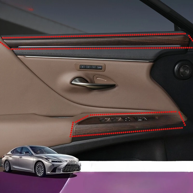 

Для Lexus ES200 300h, новинка 2025 года, ABS, модификация обшивки двери, деревянная рама переключения передач, стеклянная подъемная панель, внутренняя