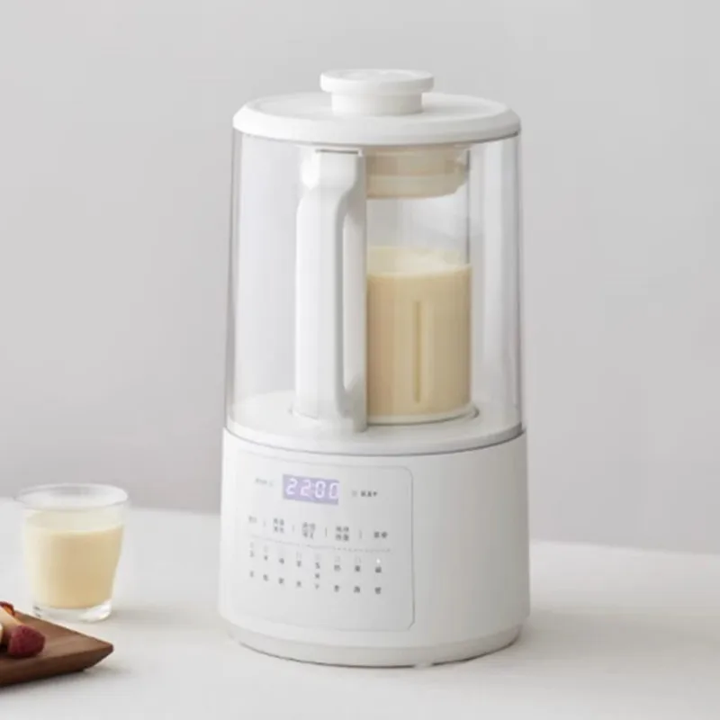 

1.2L Soybean Milk Machine High-Speed Blender Full-Automatic Multifunctional Cooking Machine Small Light Sound Cover Filter-Free