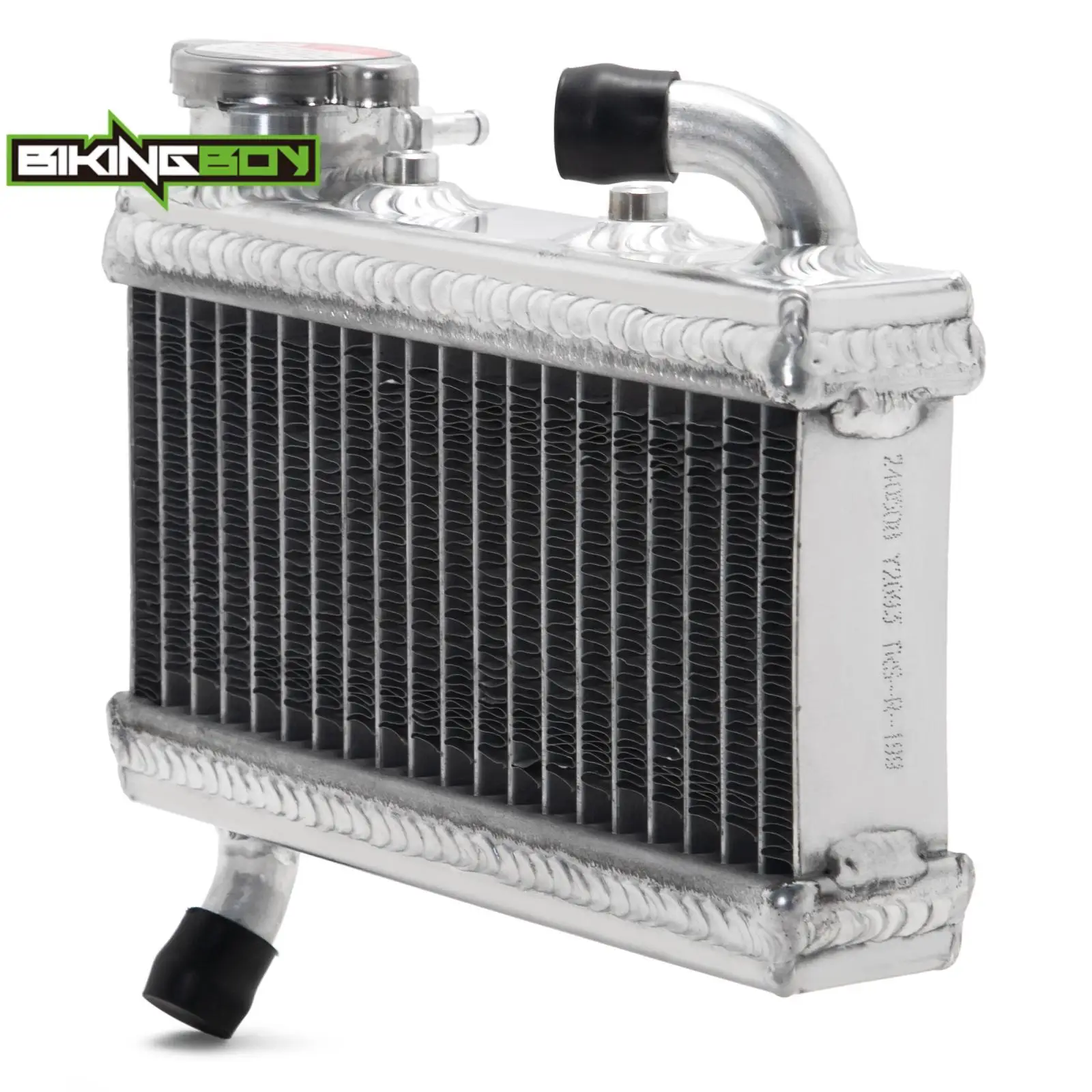 BIKINGBOY For KTM SX 50 01 02 03 04 05 06 07 08 SX50 Engine Cooling Radiator Water Cooler Aluminum Alloy Core Polished