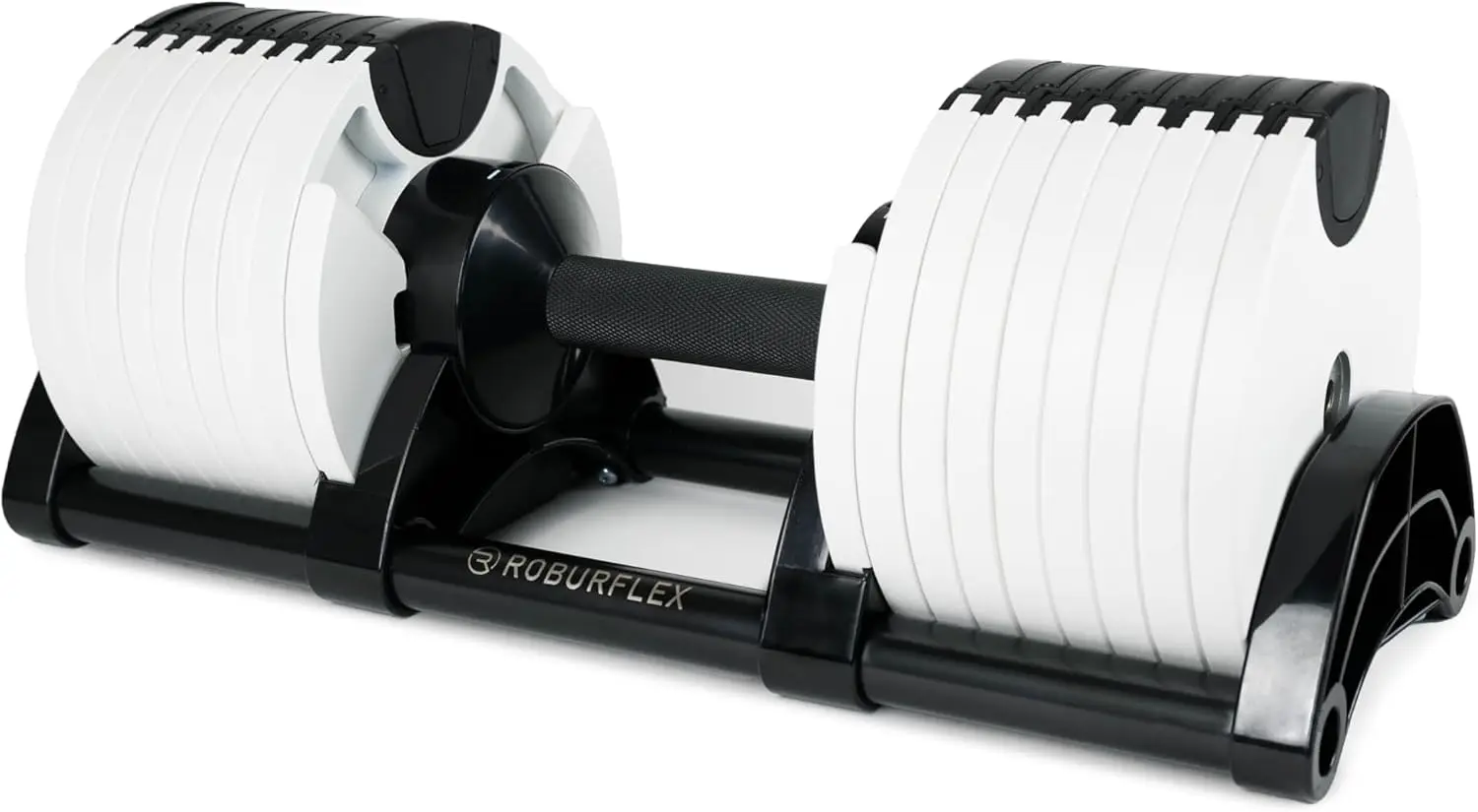 

Adjustable Dumbbell 5-40lb Single, Quick Weight Change for Home Fitness