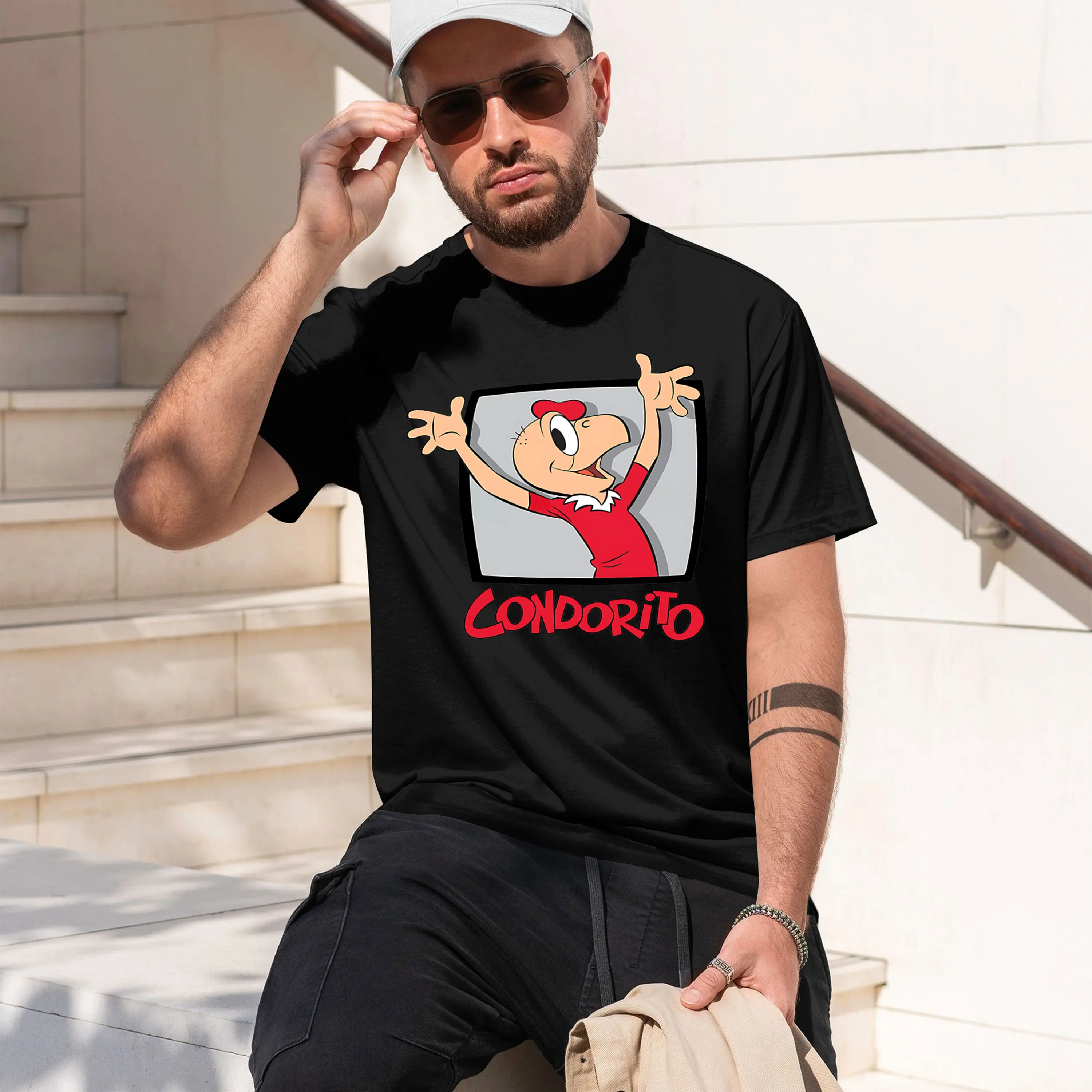 Pepo coonist 2026 Nuevo modelo Camiseta de manga corta con cuello redondo para hombre, estilo clásico informal, varios colores y tallas para uso diario durante todo el día
