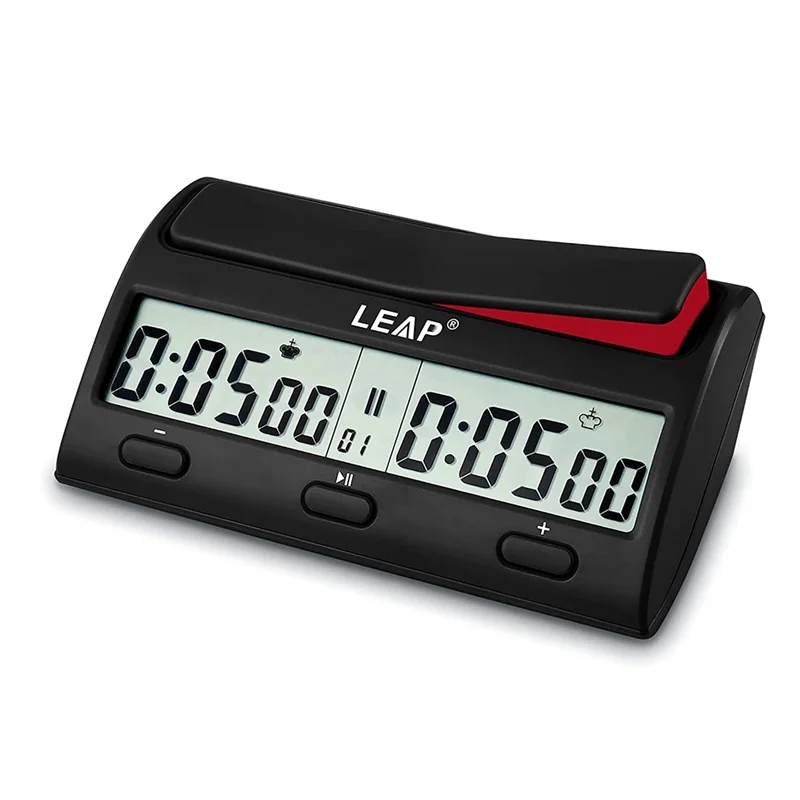 

B72A LEAP Chess Clock Advanced Digital Chess Timer with 7 Type 38 Timing Set Modes Professional Chess Clock Game Timer