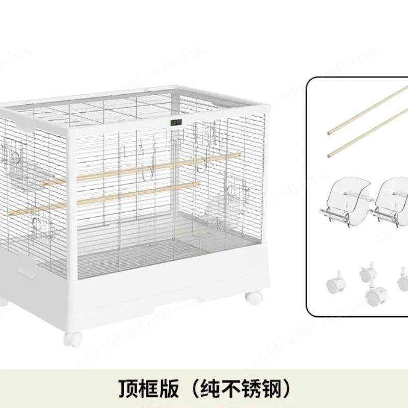 

304 stainless steel birdcage large unit 700 cage villa stackable and adjustable